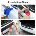 Singaro Universal Rubber Rear Bumper Protector