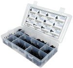 160 PCS Black Rubber Bumper Stopper Set