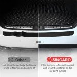 SINGARO Universal Rubber Rear Bumper Protector