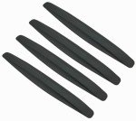 4 Pack Universal Rubber Bumper Guards for Cars