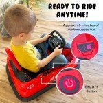 Toddler Electric Bumper Car for Ages 1.5-4