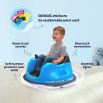 JoyBerri 6V Toddler Bumper Car with Remote