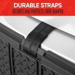 Motor Trend Heavy-Duty Car Bumper Guard