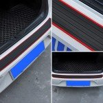 Rear Bumper Protector Guard - Non-Slip Rubber 40.9in