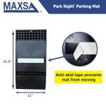 Maxsa Park Right Parking Mat - 21" x 11" x 2