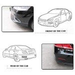 Runmade Black Bumper Guard and Protector Strip (2 Pack)