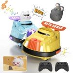 2 Pack Remote Control Ejecting Bumper Cars