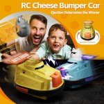 2 Pack Remote Control Ejecting Bumper Cars