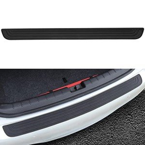 Universal Rubber Rear Bumper Protector Guard (Black)