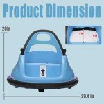 LUIBAS 12V Kids Bumper Ride-On Car