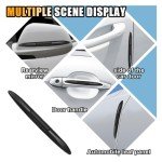 4-Pack Car Door Edge Protectors - Black