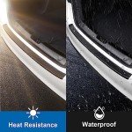 Carbon Fiber Leather Boot Threshold Protector Sticker