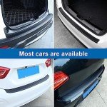 Carbon Fiber Leather Boot Threshold Protector Sticker