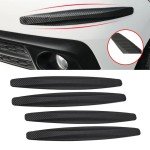 Carbon Fiber Bumper Protector Trim - 4 Pieces