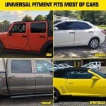 32.8Ft Car Door Edge Guards - Black U-Shaped