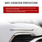 4 PCS Universal Car Bumper Protector Strips