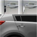 4-Piece Glossy Slim Door Edge Protector Trim