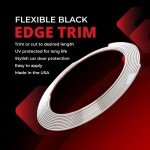 18ft Black U-Channel Edge Guard Trim
