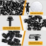 35PCS Engine Splash Shield Guard Bolts Clips