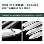4 PCS Universal Car Bumper Protector Strips