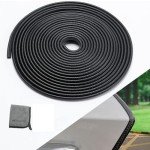 32.8Ft Car Door Edge Guards - Black U-Shaped