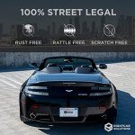 Premium Silicone License Plate Frame - Black