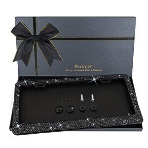 Sparkly Bling License Plate Frame for Women