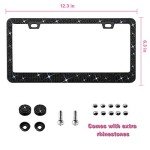 Sparkly Bling License Plate Frame for Women