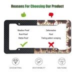 Carbon Fiber License Plate Frames - 2 Pack