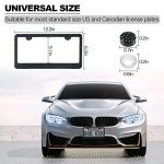 Stylish Bling License Plate Frames for Women - 2 Pack