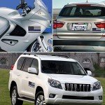 Black American Flag License Plate Frames - 2 Pack