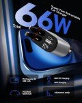4-in-1 Retractable Fast Car Charger 66W