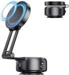 Magnetic Car Phone Holder with Adjustable Suction