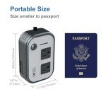 FOVAL 200W Car Power Inverter with 4 USB Ports