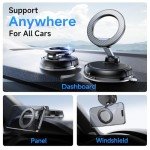 Carbon Fiber MagSafe Car Phone Holder - 360° Adjustable
