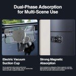 Magnetic Car Phone Holder with Adjustable Suction
