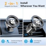 MagSafe Car Mount with 20 Strong Magnets