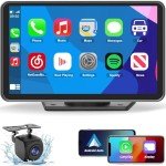 Wireless CarPlay Car Stereo with 7" Touchscreen