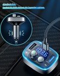 LIHAN USB C Bluetooth Car Adapter with FM Transmitter