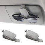 Magnetic Sunglasses Holders for Car Visor - 2 Pack