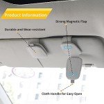 Magnetic Sunglasses Holders for Car Visor - 2 Pack
