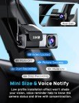 Navycrest 5G WiFi Dual Dash Cam with 64GB Card