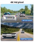 4K Dual Dash Cam with WiFi and APP Control