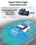 4K Dual Dash Cam with WiFi and APP Control