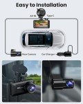 4K Dual Dash Cam with WiFi and APP Control