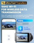 4K Dual Dash Cam with WiFi and GPS