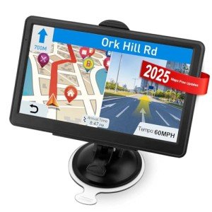 7-Inch GPS Navigator with 2025 Maps and Voice Guidance