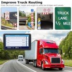 LOVPOI 7-Inch GPS Navigation for Trucks