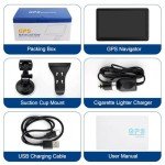 7-Inch GPS Navigator with 2025 Maps and Voice Guidance