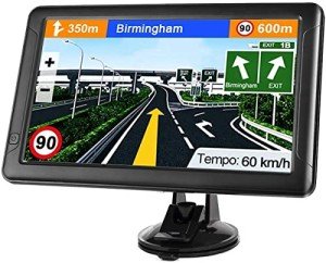 9-Inch GPS Navigation with Voice Directions